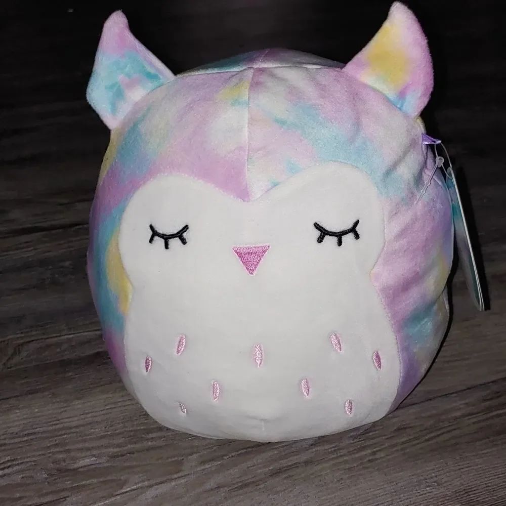 Squishmallows Lesedi  the Owl Official Kellytoy  8 Inch Soft Plush